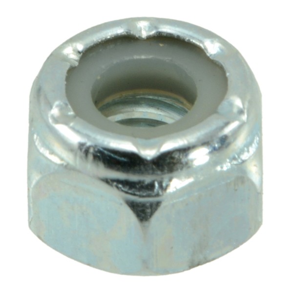 Midwest Fastener Nylon Insert Lock Nut, 1/4"-20, Steel, Grade 2, Zinc Plated, 100 PK 03649